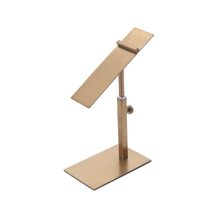 Metal Shoe Sandal Display Stand High Heel Shoe Riser Window Display Stands Versatile Accessory Adjustable Height Rustproof for Shop, Clothing Store Brushed