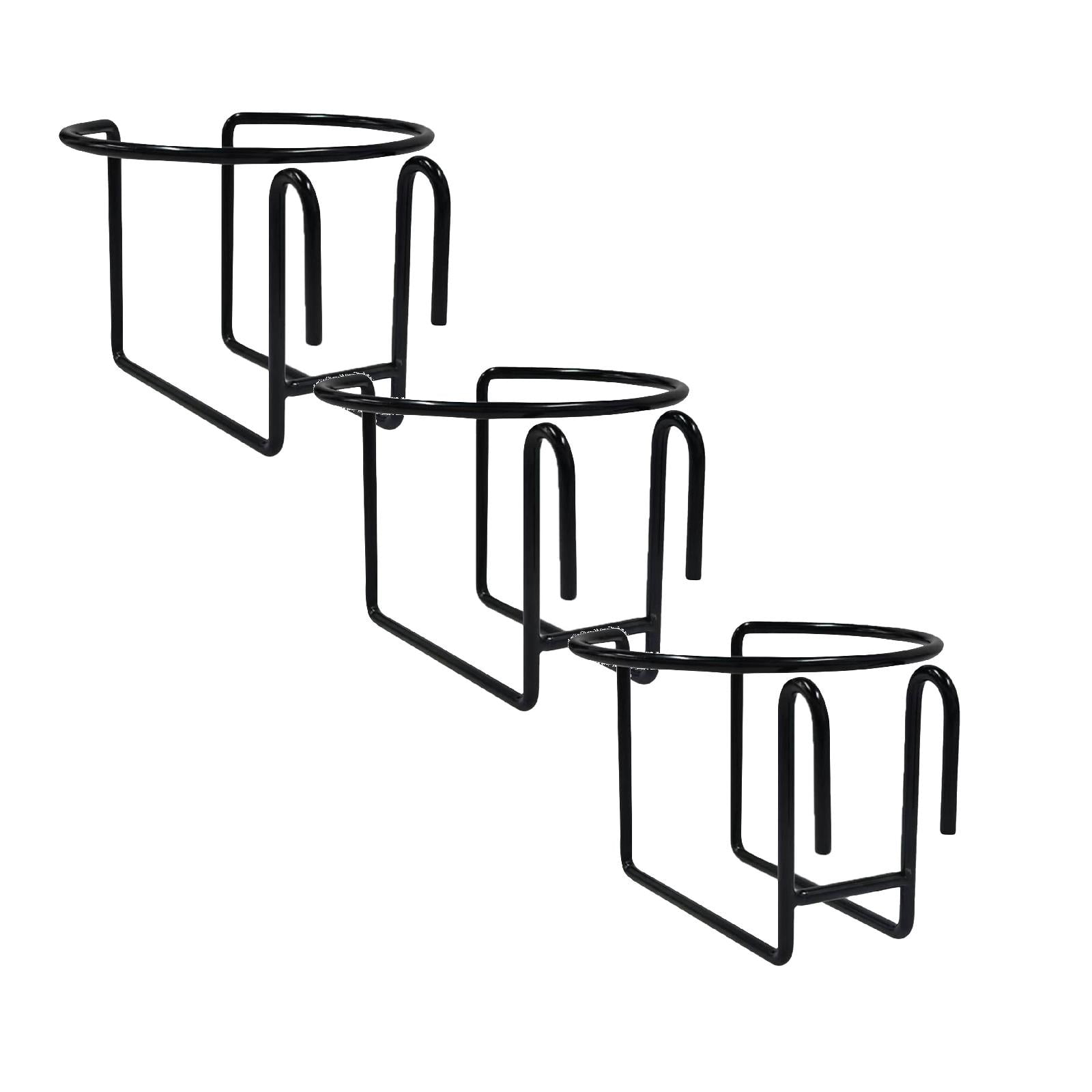 Metal Shopping Cart Beverage Holder for Baby Strollers Coffee Cups 3PCS