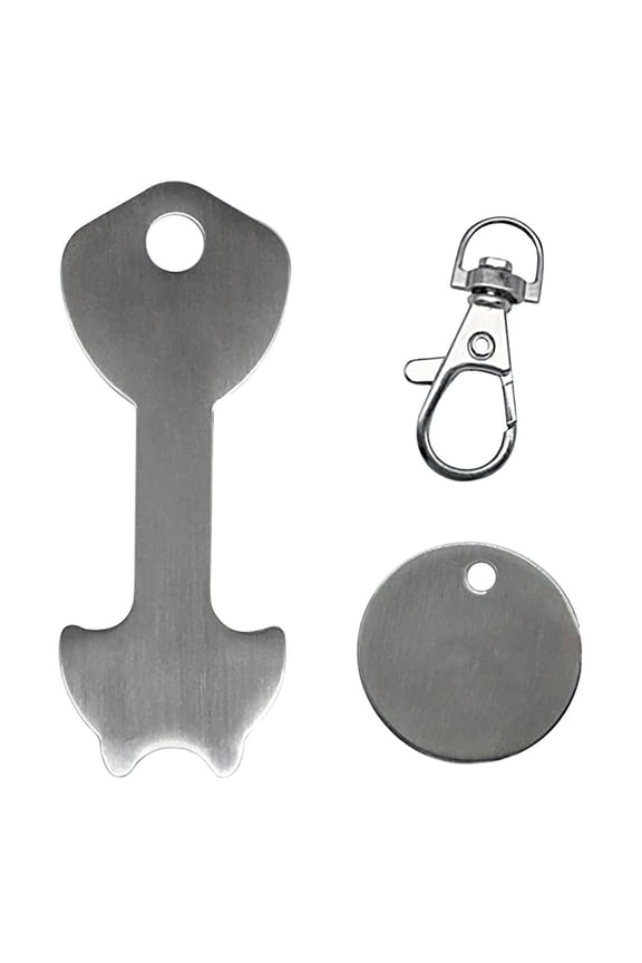 Metal Shopping Trolley Release Key Front Loading Lock Drawer Type Lock Shopping Cart Token Key with Swivel Lobster Clasp Snap Hook