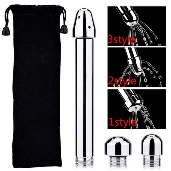 Metal Shower Cleansing Kit Vaginal Anal Enema Colon Douche Enema System Colonic