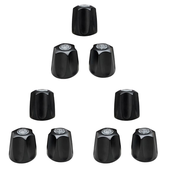 Metal Shower Knobs Replacement, Faucet Handles, Bathtub Shower Faucet Handle, Shower Knobs Include Hot/Cold/Diverter and 3 Screws 3/6/9PCS