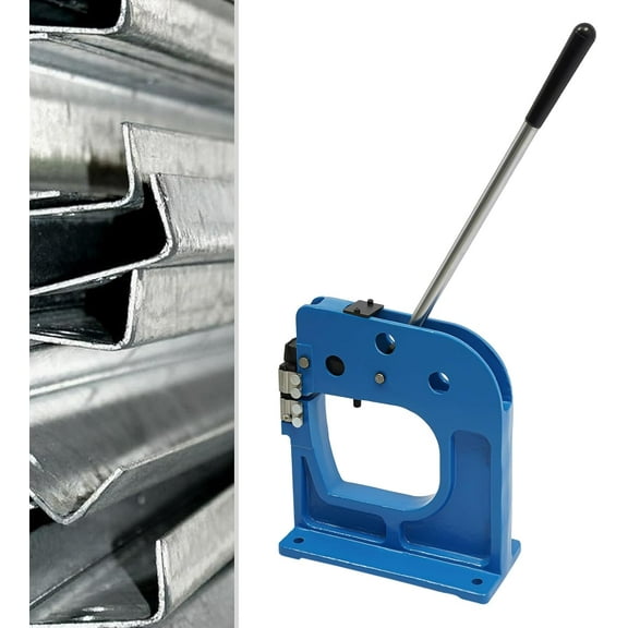 Metal Shrinking Stretching Tool, 2-in-1 SS-16 Metal Bending Machine 16 Gauge 8.5" Deep Throat Shrinker Stretcher Fabrication with Handle for Iron, Brass, Copper, Aluminum