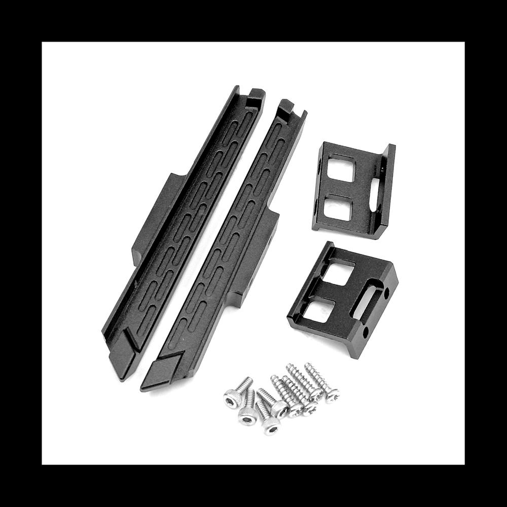 Mini Rac Glass Slide Metal Side Pedal Rock Sliders for MINI-Z 1/18 1/24 RC Car Upgrade Parts ...