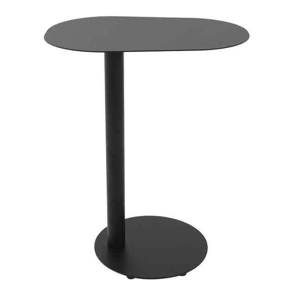 Metal Side Table, C-Shaped End Table with Raised Height 63x35x50cm, 20x14 Inch Top for Living Room and Bedside Table