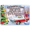 thumbnail image 1 of Metal Sign - All Hearts Come Home For Christmas - Durable Metal Sign - Use Indoor/Outdoor - Makes a Great Christmas Home Decor and Gift (8" x 12"), 1 of 5