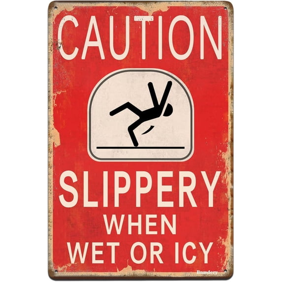 Metal Sign Attention Please Deliver All Packages to Front Door Retro Decor Diner Library Bookstore Shop Club Cave Wall Decoration Vintage Warning Tin Sign 8x12 Inch