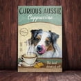 thumbnail image 1 of Metal Sign Australian Shepherd Dog Coffee Company Sign Vintage Funny Sign Retro Aluminum Tin Signs for Home Farm Garden Bar Bathroom Kitchen 12x16 Inch, 1 of 5
