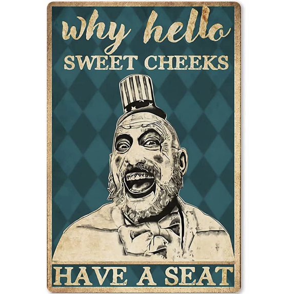 Metal Sign- Captain Spaulding's -Vintage Movies Poster, Office Bar Restaurant Hotel Coffe Garage Wall Decor Plaque 12X8 Inch, 8x12inch