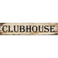 thumbnail image 1 of Metal Sign Clubhouse Vintage Signs Retro Tin Signs Aluminum Sign for Kitchen Home Garden Wall Bar Cafe Decor 4x16 Inch, 1 of 6