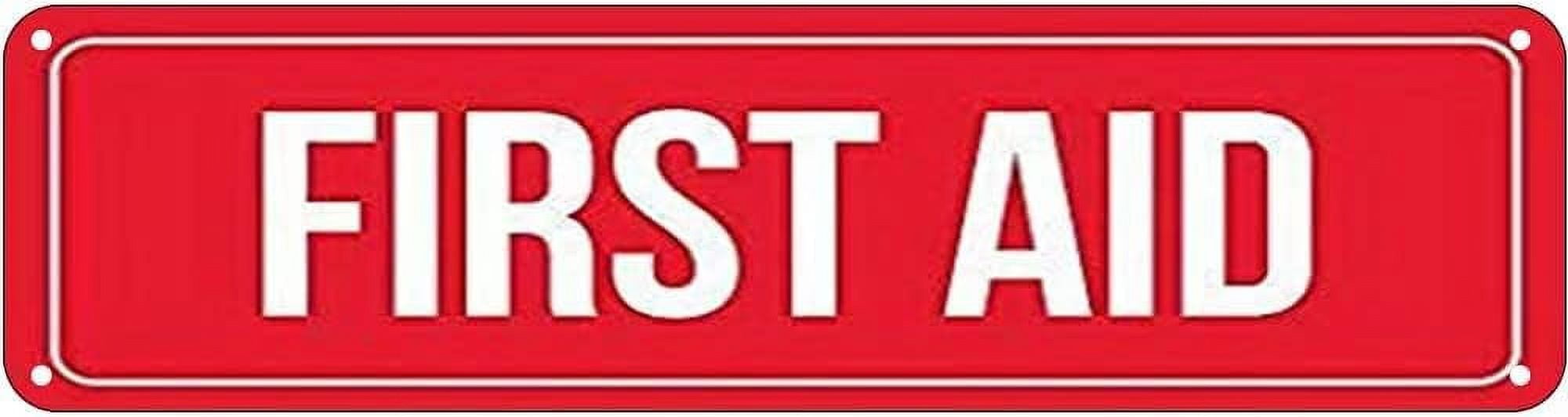 Metal Sign First Aid Vintage Signs Retro Tin Signs Aluminum Sign for ...