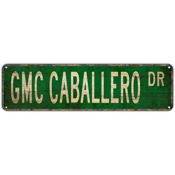 Metal Sign GMG CABALLERO DR Vintage Signs Retro Tin Signs Art Plaque Aluminum Sign for Bedroom Kitchen Garden Wall Bar Club Coffee Hanging Sign Home Decor 4x16 Inch.jpg