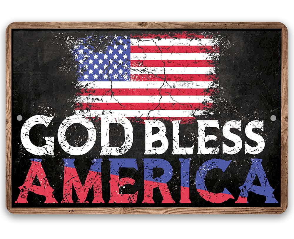 God Bless America Sign