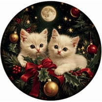 Metal Sign Halloween Ghost Happy Halloween Vintage Round Tin Sign for Kitchen Garden Yard Bar Autumn Wreath Home Decor 8x8Inch