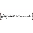 thumbnail image 1 of Metal Sign Happiness Is Homemade Vintage Signs Retro Tin Signs Aluminum Sign Gift for Home Kitchen Garden Yard Wall Bedroom Club Front Door Decor 4x16 Inches, 1 of 5