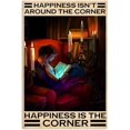 thumbnail image 1 of Metal Sign Happiness Isn't Around The Corner Sign Vintage Funny Sign Retro Aluminum Tin Signs for Home Farm Garden Bar Bathroom Kitchen 6x8 Inch, 1 of 5