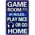thumbnail image 1 of Metal Sign Hot Tub Rules Tin Sign Vintage Bar Home Bathroom Pool and Patio Decor Wall Decoration Tin Sign 12x8 Inches, 1 of 5