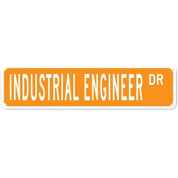 Metal Sign Industrial Engineer DR Vintage Signs Retro Tin Signs Aluminum Sign Art Plaque Living Room Home Kitchen Garden Wall Non-Fade Funny Decor 4x16 Inches