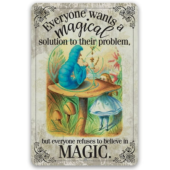 Metal Sign - It Would Be Nice If Something Made Sense For A Change - Durable Metal Sign - Use Indoor/Outdoor - Makes a Great Inspirational Decor and Gift Under $25 (12" x 18")