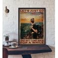 thumbnail image 1 of Metal Sign Let's Just Go And Not Come Back For A While Sign Vintage Sign Funny Signs Aluminum Tin Signs for Home Yard Garden Bar Bathroom 12x16 Inch, 1 of 5