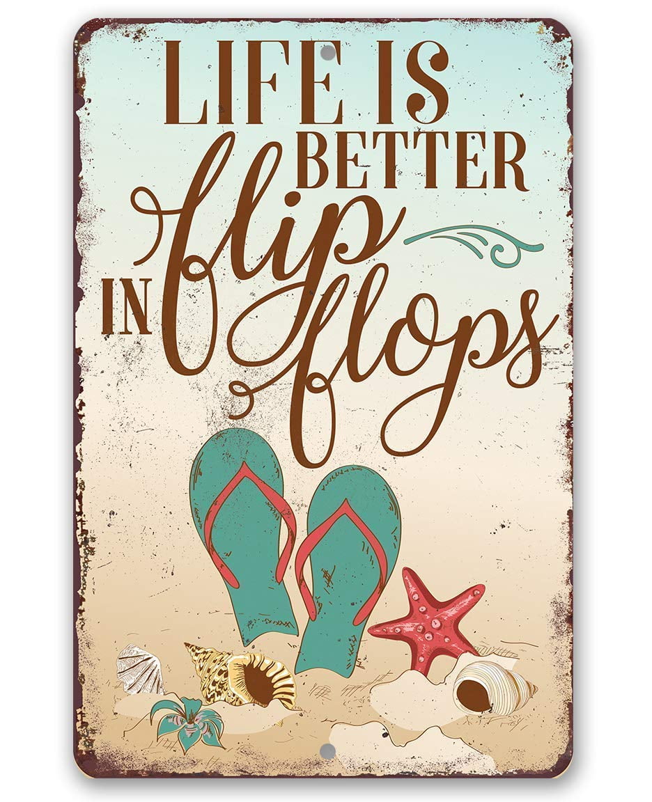 Flip flop outdoor best sale decor
