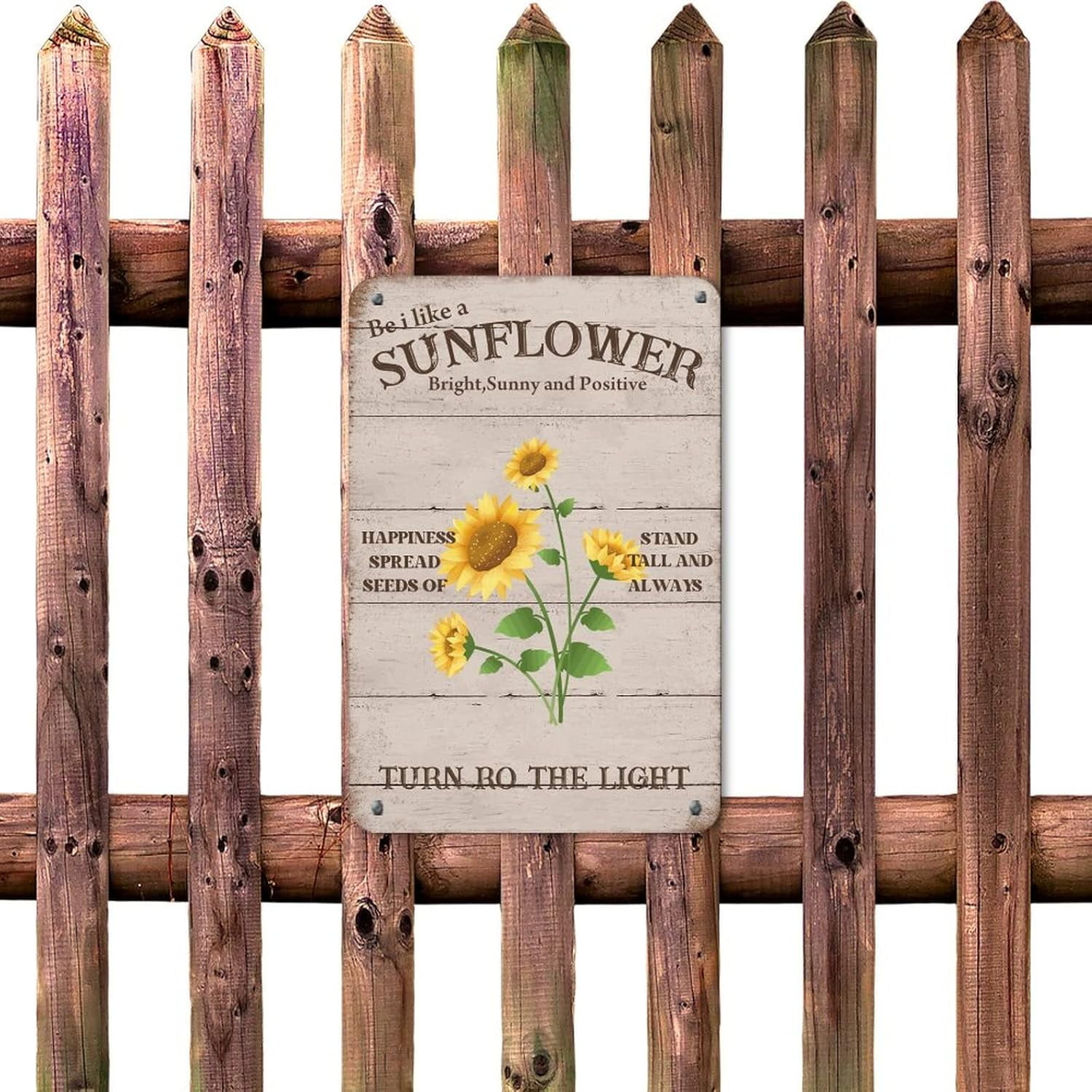 Metal Sign Be Like A Sunflower Sign Bright Sunny and Positive Indoor ...