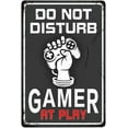 thumbnail image 1 of Metal Sign Attention Please Deliver All Packages to Front Door Retro Decor Diner Library Book Shop Club Cave Wall Decoration Vintage Warning Tin Sign 8x12 Inch, 1 of 5