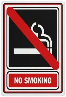 Metal Sign No Smoking Aluminum Metal Warning Sign Uvresistance ...