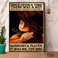 thumbnail image 1 of Metal Sign Once Upon A Time There Was A Boy Who Really Wanted To Become A Harmonica Player Sign Vintage Funny Sign Retro Aluminum Tin Signs for Home Farm Garden Bar Bathroom Kitchen 6x8 Inch, 1 of 5