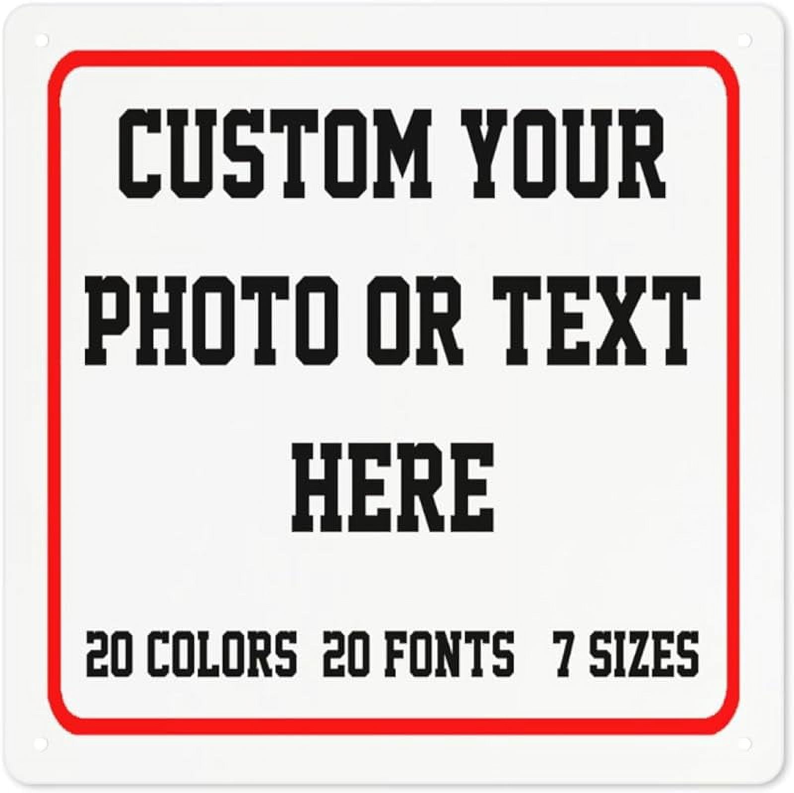 Custom Square Left Or Right Arrow Sign – 12x12 Inches, Aluminum, Made In USA, Personalize For Office, Home, Airbnb 1 thumbnail image