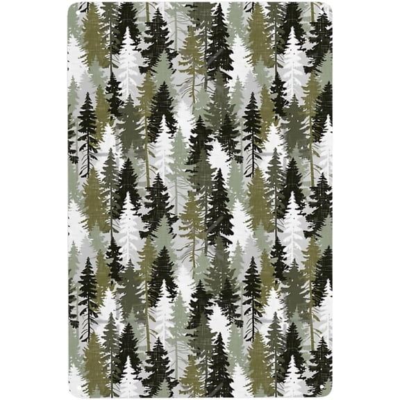 Metal Sign Pine Tree Forest Retro Metal Tin Sign Aluminum Sign For Home Coffee Wall Decor 8x12 Inch