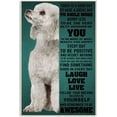 thumbnail image 1 of Metal Sign Poodle Today Is A Good Day To Have A Great Day Tyo Smile Sign Retro Metal Signs Vintage Aluminum Tin Sign for Kitchen Home Office Cafe 8x12 Inch, 1 of 5