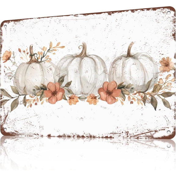 Metal Sign Pumpkin Patch Vintage Sign Rerto Tin Sign Alumium Sign for Home Bar Office Outdoor Wall Decor 8x12 Inch