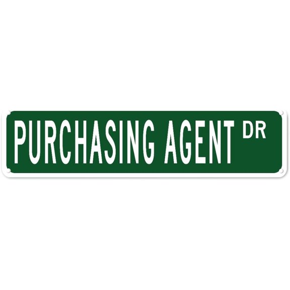 Metal Sign Purchasing Agent DR Vintage Signs Retro Tin Signs Aluminum Sign Porch Sign Home Kitchen Bathroom Club Wall Yard Coffee Funny Decor 4x16 Inches