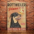 thumbnail image 1 of Metal Sign Rottweiler Pizza Sign Retro Sign Vintage Aluminum Tin Signs for Kitchen Home Office Bar Cafe Decor 8x12 Inch, 1 of 5