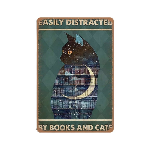 Metal Sign Salem Massachusetts - Black Cat - Halloween Oil Painting - Dark Background - Contour - Metal Wall Decor Art,Retro style, farmhouse decoration, home, bar,tin sign 5.5x8 Inch