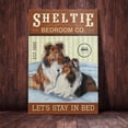 thumbnail image 1 of Metal Sign Shetland Sheepdog Bedroom Company Sign Vintage Funny Sign Retro Aluminum Tin Signs for Home Farm Garden Bar Bathroom Kitchen 8x12 Inch, 1 of 5