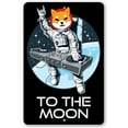 thumbnail image 1 of Metal Sign - Shiba Inu To The Moon - Durable Metal Sign - Use Indoor/Outdoor - Great Decor and Gift for Dog Lovers and Cryptocurrency Enthusiasts Under $20 (8" x 12"), 1 of 5
