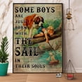 thumbnail image 1 of Metal Sign Some Boys Are Juts Born With The Sail In Their Souls Retro Signs Vintage Aluminum Tin Sign for Kitchen Home Office Cafe 8x12 Inch, 1 of 5