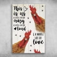 thumbnail image 1 of Metal Sign The Chicken This is Us Rustic Aluminum Tin Signs Wall Art Metal Poster Metal Signs Vintage Room Decor Wall Art Tin Sign Gift for Garage Living Room Man Cave Bar 8x12 inch, 1 of 5