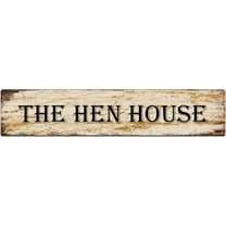 Metal Sign The Hen House Vintage Signs Retro Tin Signs Aluminum Sign for Kitchen Home Garden Wall Bar Cafe Decor 4x16 Inch