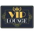 thumbnail image 1 of Metal Sign - VIP Lounge - Durable Metal Sign - Use Indoor/Outdoor - Great Gift and Decor for Cigar Aficionados, Bars, Restaurants, Game Rooms and Man Caves Under $20 (8" x 12"), 1 of 9