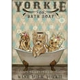 thumbnail image 1 of Metal Sign Yorkie Co Bath Soap Wash Your Yorkie Sign Vintage Funny Sign Retro Aluminum Tin Signs for Home Farm Garden Bar Bathroom Kitchen 8x12 Inch, 1 of 5