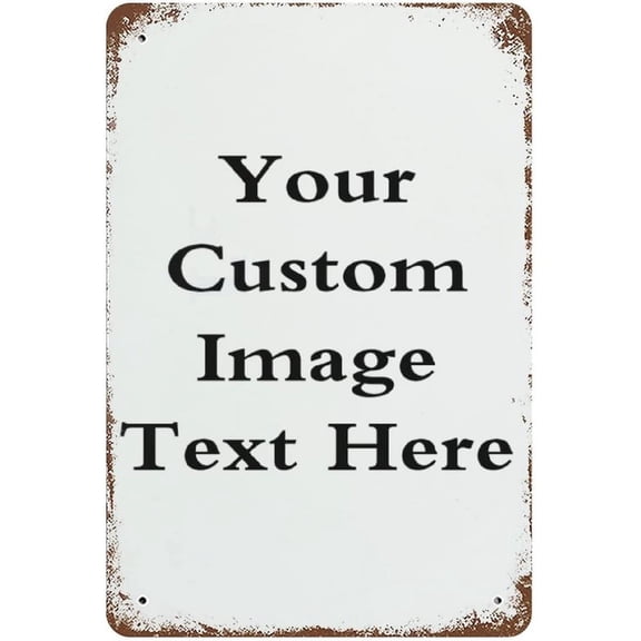 Metal Signs,Personalized Vintage Tin Signs, ized Waterproof Aluminum Signs Warning Tin Sign Danger Metal Sign For Home Wall Decor Gift Ideas, Text Image
