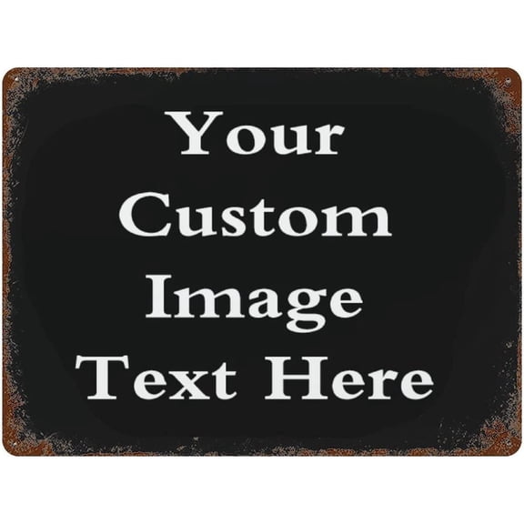 Metal Signs,Personalized Vintage Tin Signs, ized Waterproof Aluminum Signs Warning Tin Sign Danger Metal Sign For Home Wall Decor Gift Ideas, Text Image