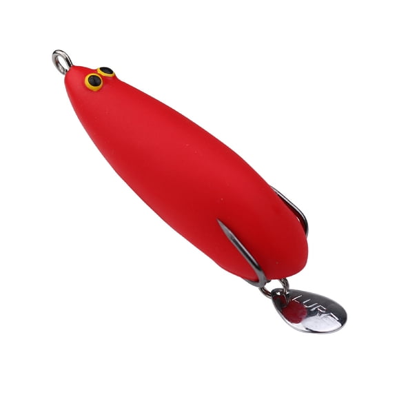 Metal Silicone Thunder Frog Lure for Bass Fishing, Freshwater Fishing Lure,3D Eyes Thunder Frog Bait, Frog Baits for Bass (1Pcs，10g, 6cm)