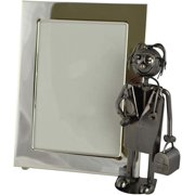 Metal Silver Photo Frame Present for Collogue - Doctor