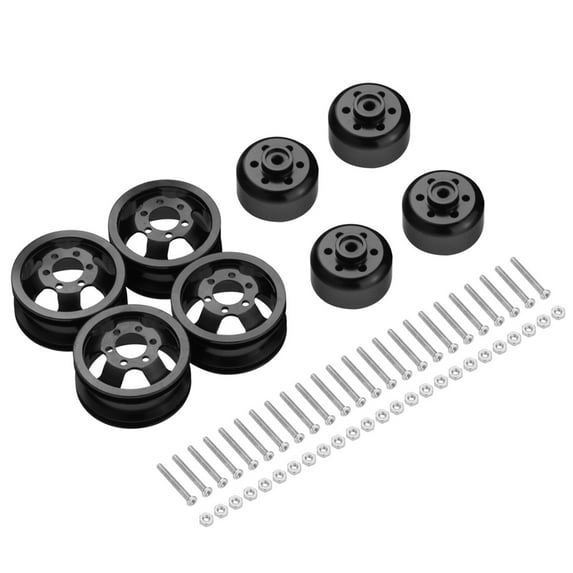 Metal Single Wheel Hub 4WD Replacement for WPL C14 C24 B14 B24 B16 1/16 RC Military Truck