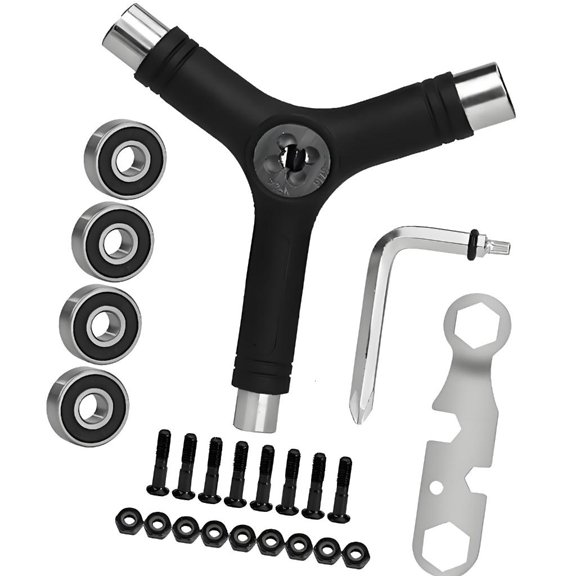 Metal Skate Tool for Wheel Service Truck Care and Skateboard Repair Wrenches