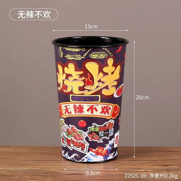 Metal Skewers Holder Barbecue Stick Bucket BBQ Sticks Bucket for Restaurant