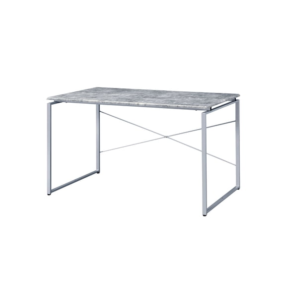 Metal Sled Base Office Desk / Easy to Move Around